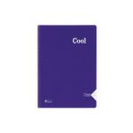 Keskin Color 96 Yaprak Çizgili Telli Defter Mor