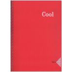 Keskin Color A4 120 Yaprak Kareli Pp Kapak Cool Kırmızı Spiralli Defter