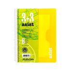 Keskin Color A4 180 Yaprak 3+3 Ayraçlı Plastik Kapak Asist Defter