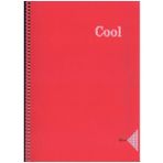 Keskin Color A4 60 Yaprak Kareli Pp Kapak Cool Kırmızı Spiralli Defter