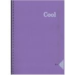Keskin Color A4 60 Yaprak Kareli Pp Kapak Cool Mor Spiralli Defter