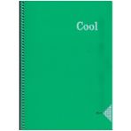 Keskin Color A4 60 Yaprak Kareli Pp Kapak Cool Yeşil Spiralli Defter