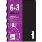 Keskin Color A4 6+3x25 Yaprak Ayraçlı Plastik Kapak Asist Defter