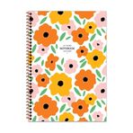 Keskin Color A4 80 Yaprak Çizgili PP Kapak La Plume Flowers Spiralli Defter