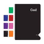 Keskin Color A4 96 Yaprak Düz PP Kapak Cool Spiralli Okul Defteri