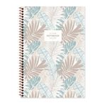 Keskin Color A4 Çizgili La Plume Leaves - Mavi Defter