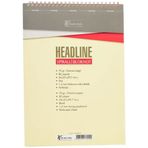 Keskin Color A4 Düz Karton Kapak 80 Yaprak Spiralli Headline Bloknot Defter