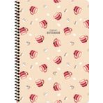 Keskin Color A4 Kareli Coffee Turuncu Defter