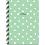 Keskin Color A4 Kareli Puantiye Yeşil Defter