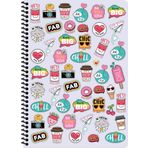 Keskin Color A4 Kareli Sweet Fun Lila Defter