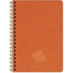 Keskin Color A5 80 Yaprak Çizgisiz Karton Kapak Telli Defter Linden Ivory Renk Kağıt Turuncu Tek Ebat Orta Boy Spiralli Çizgisiz Not Defteri Karton A5 80 Yaprak