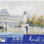 Keskin Color A5 Karatis Resim Defteri Blok Spiralli Art 200 Gram 20 Yaprak 486009-99