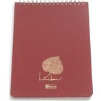 Keskin Color A6 Kareli Linden Bloknot - Kırmızı