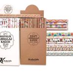 Keskin Color Ambalaj Kağıdı 70x100 Kraft Desenli