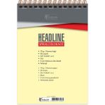 keskin color bloknot (not defteri) a5 80 yaprak çizgisiz karton kapak spiralli headline 145430-99 (6 lı paket) - Karışık