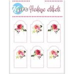 Keskin Color Çiçek Hediye Kartı 2 Li Poşet (6 Paket) - Karışık - 1 - Not Defteri