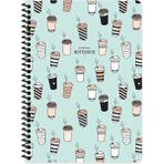 Keskin Color Çizgili 16X22 cm 80 Yaprak Karton Kapak Telli Defter 60 Gram Beyaz Sayfa Coffee Yeşil Tek Ebat Orta Boy Spiralli Çizgili Konsept Defterler Karton A5 80 Yaprak