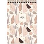 keskin color çizgili 72 yaprak spiralli bloknot - not defteri 17x24cm çakıl 145452-99 (6 lı paket) - Karışık