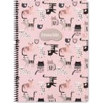 Keskin Color Çizgili Animal Friends 16.5 x 22.5 cm - Kediler Defter