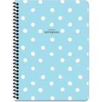 Keskin Color Çizgili Puantiye 16,5 x 22,5 cm - Mavi Defter
