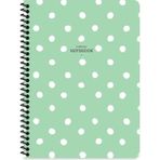 Keskin Color Çizgili Puantiye 16,5 x 22,5 cm - Yeşil Defter
