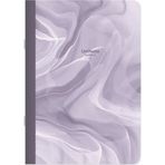 Keskin Color Çizgili Tel Dikişli Kuşe Kapak Uninote Marble Mor 18.5x26 cm Defter