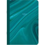 Keskin Color Çizgili Tel Dikişli Kuşe Kapak Uninote Marble Yeşil 18.5x26 cm Defter