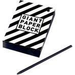 Keskin Color Container Giant Paper Block Siyah Ciltli 200 Yaprak Not Defteri 2'li Paket Defter