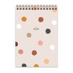Keskin Color Daily Notes Spiralli Puantiye Karton Kapak 72 Yaprak 17x24 cm Çizgili Bloknot