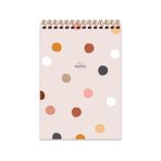 Keskin Color Daily Notes Spiralli Puantiye Karton Kapak 72 Yaprak 17x24 cm Kareli Bloknot