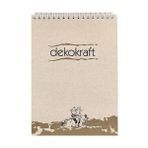 Keskin Color Dekokraft Spiralli Kareli A5 100 Yaprak Bloknot