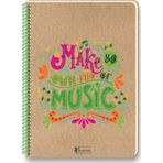 Keskin Color Doodles 12x17 cm 100 Yaprak Çizgili Sert Kapak 60 gr 12'li Spiralli Defter
