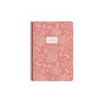 Keskin Color E-384911-99-02 A4 Çizgili Pastel Flora Turuncu Defter