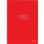 Keskin Color Free A4 60 Yaprak Çizgisiz Pp Kapak 60 gr 6'lı Spiralli Defter
