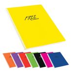 Keskin Color Free A4 Spiralli PP Kapak Kareli 200 Yaprak Defter