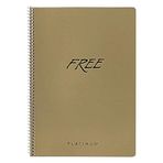 Keskin Color Free Platinum PP Kapak A4 80 Yaprak Çizgili Spiralli Defter