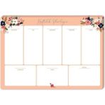 Keskin Color Haftalık Planlayıcı Defter 17x24 cm 52 Yaprak Pudra Renkli Tasarım