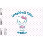 Keskin Color Hello Kitty 25x35 cm 15 Yaprak Spiralli Resim Defteri
