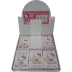keskin color hello kitty and friends a7 42 yaprak çizgili spiralli bloknot not defteri 140100-13 (48 li paket) - Karışık
