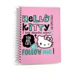 Keskin Color Hello Kitty Not Defteri 80 Yaprak Çizgili Spiralli Orjinal - 4 Adet - Karışık