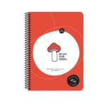Keskin Color Hisli Şeyler 18.5 x 25 80 Yaprak Çizgili Defter - Vallahi Zehir Gibiyim. - Kırmızı - yok