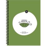 Keskin Color Hisli Şeyler 18.5 x 25 80 Yaprak Çizgili Düzelicez İnşallah Be Yeşil Yok Defter