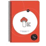 Keskin Color Hisli Şeyler 18.5 x 25 80 Yaprak Kareli Vallahi Zehir Gibiyim Kırmızı Defter