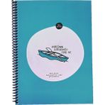 Keskin Color Hisli Şeyler 18,5*25 80 Yp. Spiralli Kareli Karton Kapak Hafif Kağıt Stickerli - Mavi Defter