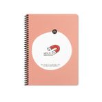 Keskin Color Hisli Şeyler Spiralli Hepside Beni Bulur Karton Kapak 80 Yaprak 16,5x22,5 cm Kareli Defter