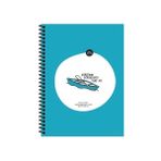 Keskin Color Hisli ŞEYLER18.5 x 25 80 Yaprak Çizgili Defter - Küreğinin Götürdüğü Yere Git - Mavi - yok