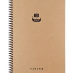 Keskin Color Kareli La Plume Viking Gemi 17 x 24 cm - Renkli Defter