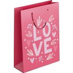 Keskin Color Karton Hediye Çantası D1 Love 150X190X80Mm 170013-99 (12 Li Paket)