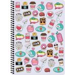 Keskin Color Kekin A4 80 Yaprak Çizgili Pp Kapak Spr.Sweet Fun Defter
