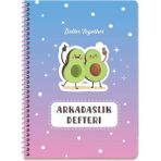 Keskin Color Keskin 16*23 Spiralli Sert Karton Kapak Arkadaşlık Defteri - No:01 - 1 Adet - --
